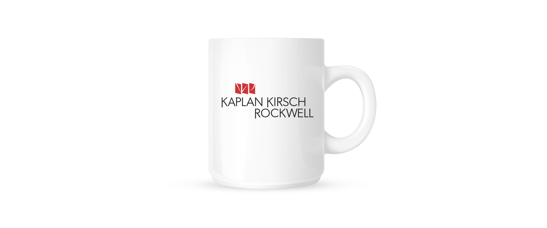 Kaplan Kirsch Rockwell Logo on Mug
