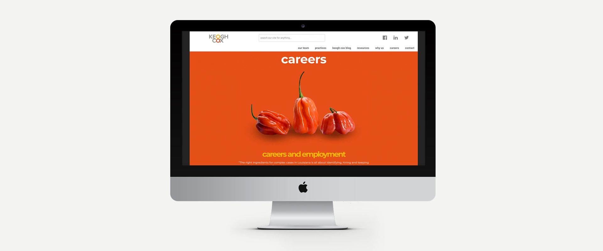 Keogh Cox Careers Webpage Desktop